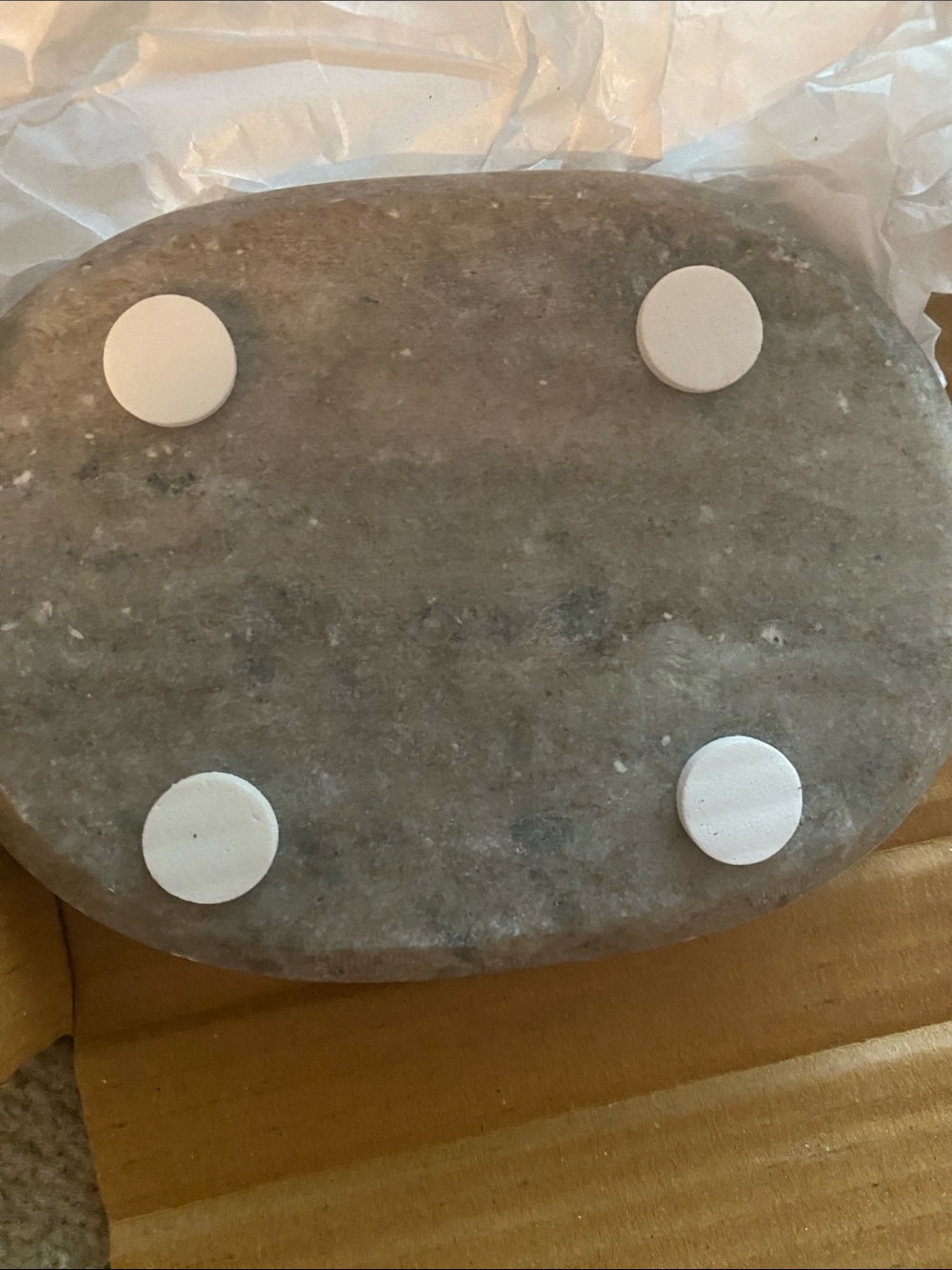 Archipelago natural marble soap dish brand new in box - Picture 4 of 6
